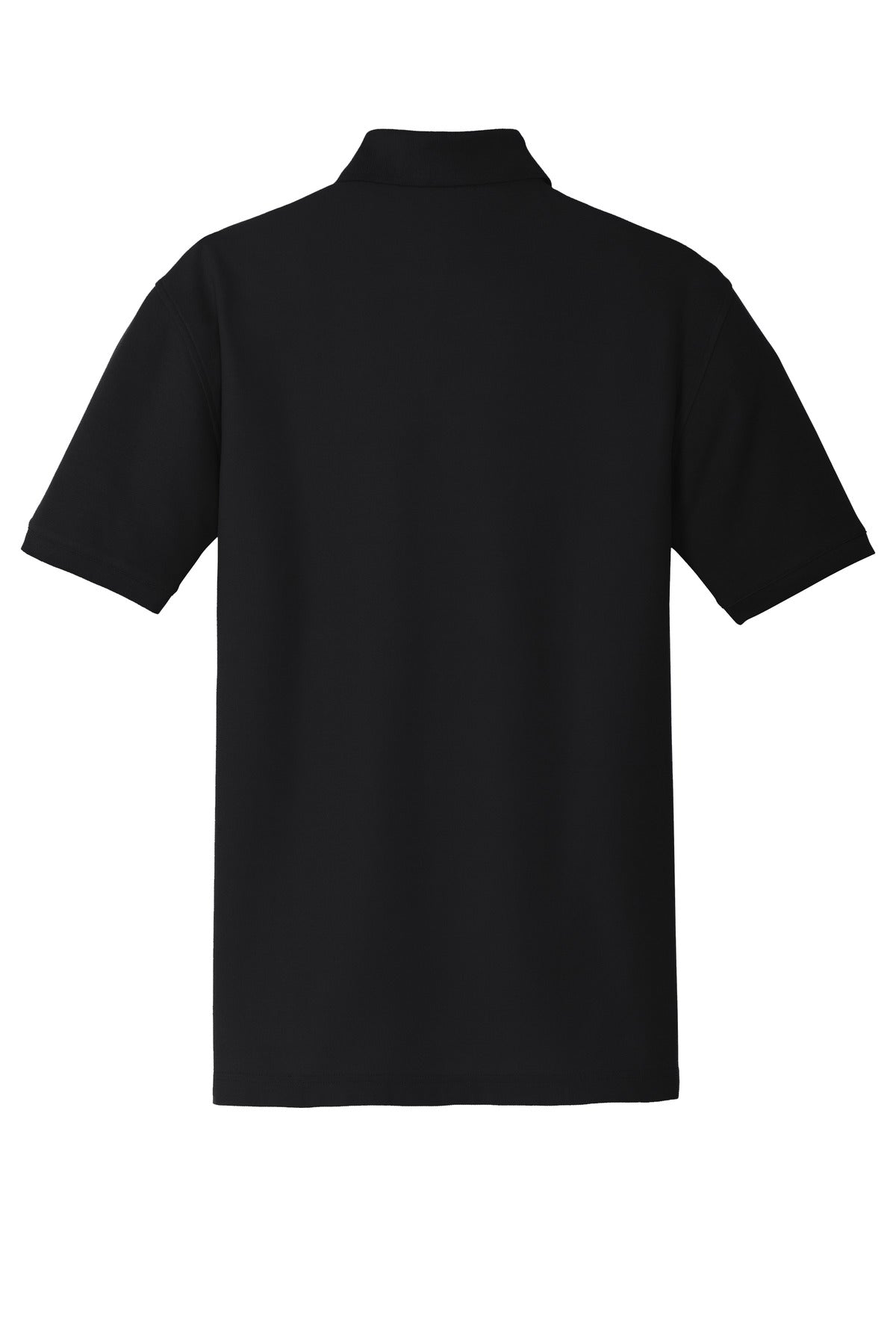 Port Authority Core Classic Pique Pocket Polo - Deep Black