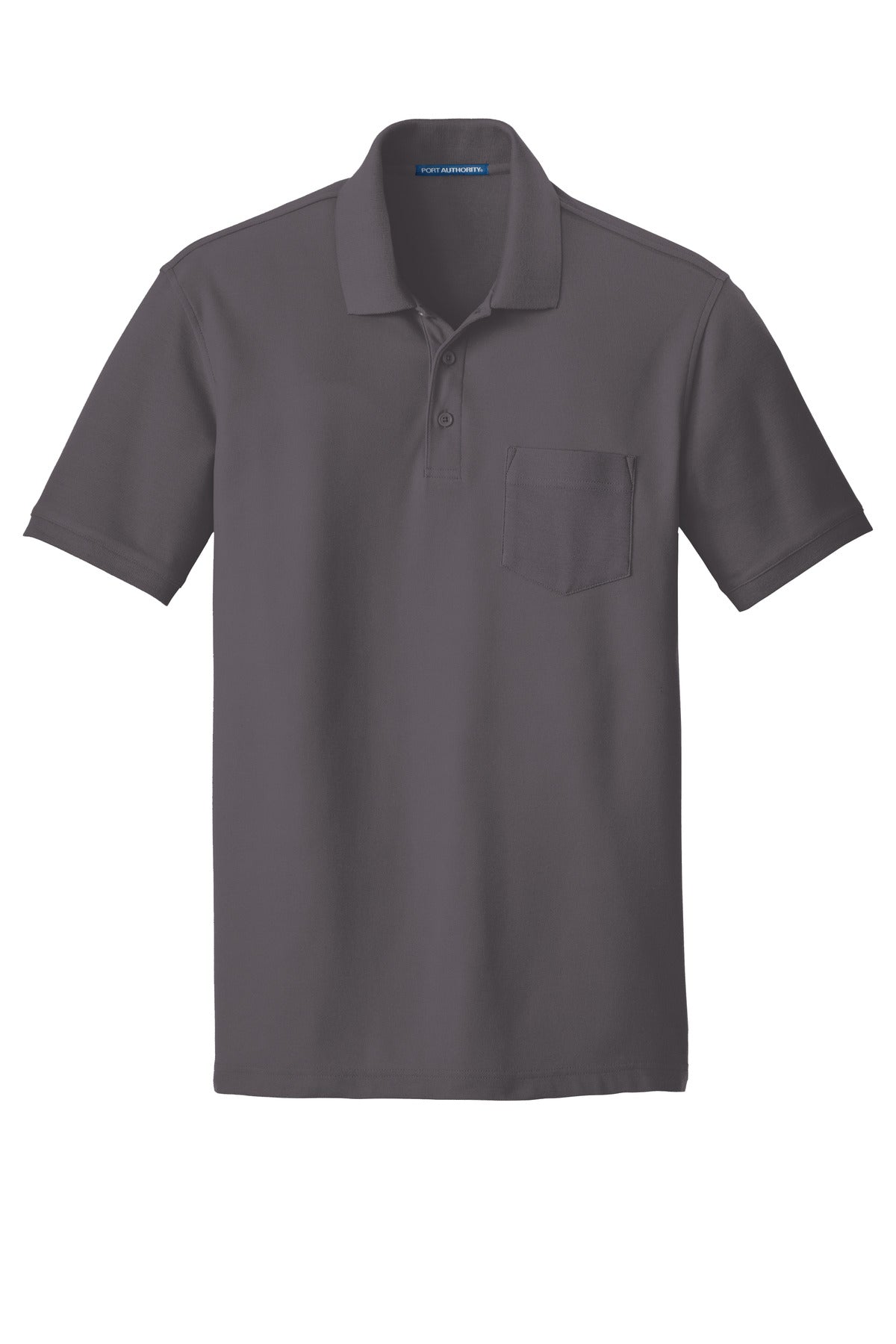 Port Authority Core Classic Pique Pocket Polo - Graphite