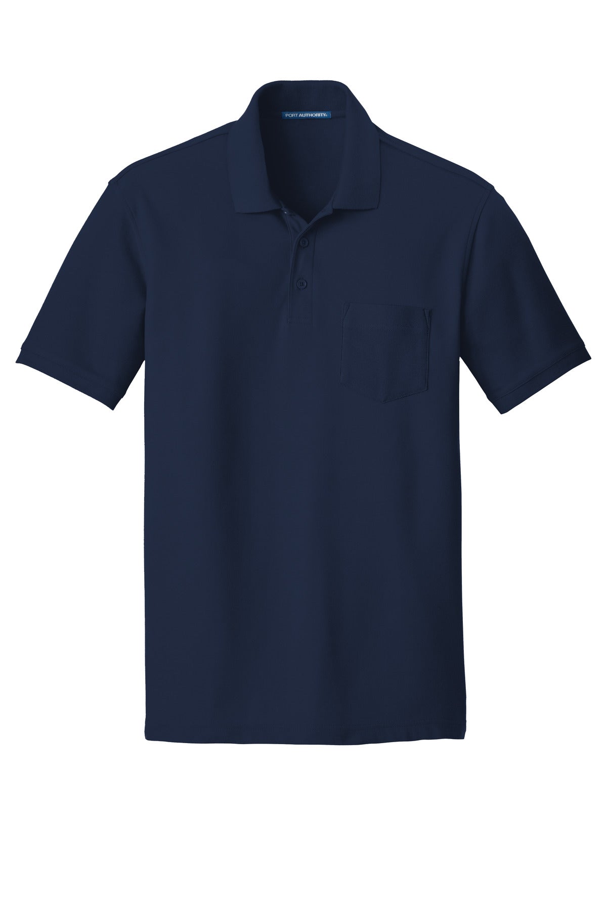 Port Authority Core Classic Pique Pocket Polo - River Blue Navy