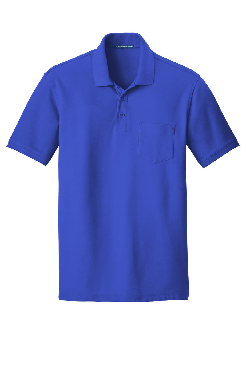 Port Authority Core Classic Pique Pocket Polo - True Royal