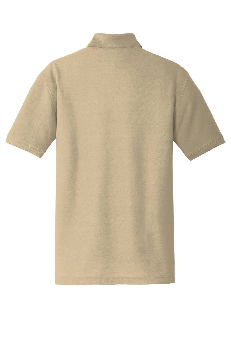 Port Authority Core Classic Pique Pocket Polo - Wheat