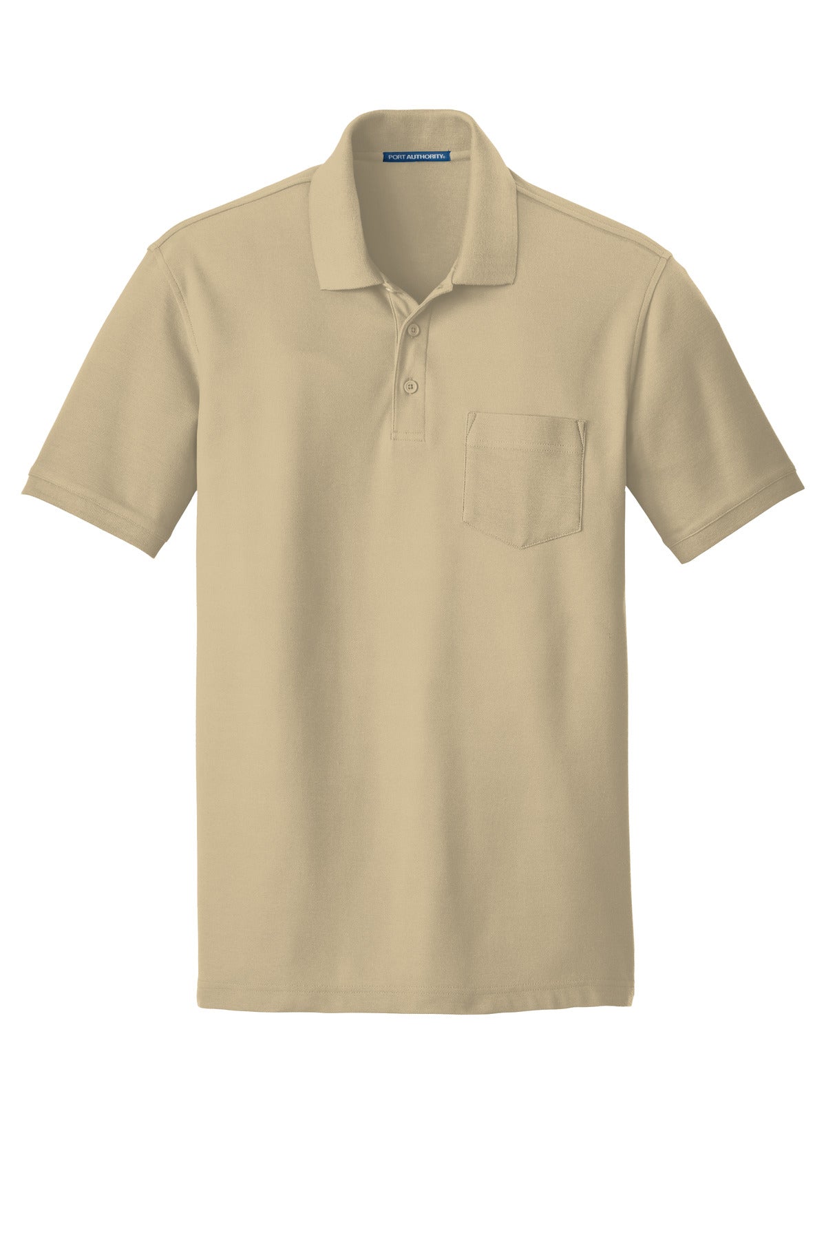 Port Authority Core Classic Pique Pocket Polo - Wheat