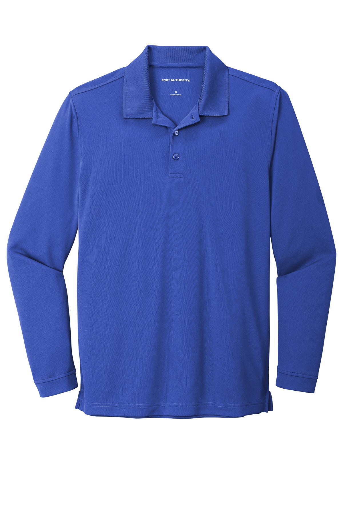 Port Authority  Dry Zone  UV Micro-Mesh Long Sleeve Polo - True Royal