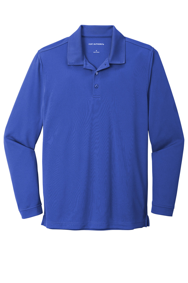 Port Authority  Dry Zone  UV Micro-Mesh Long Sleeve Polo - True Royal