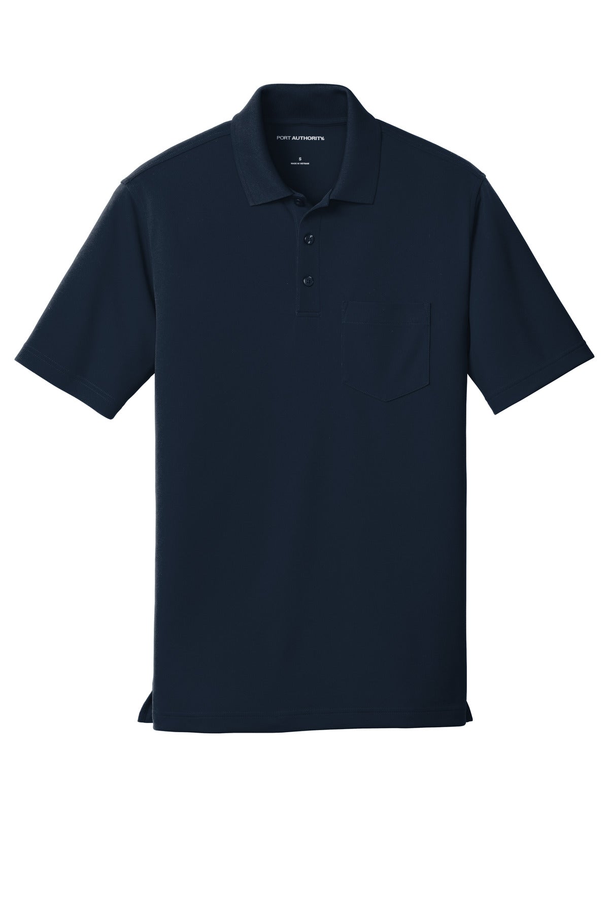 Port Authority Dry Zone UV Micro-Mesh Pocket Polo - River Blue Navy