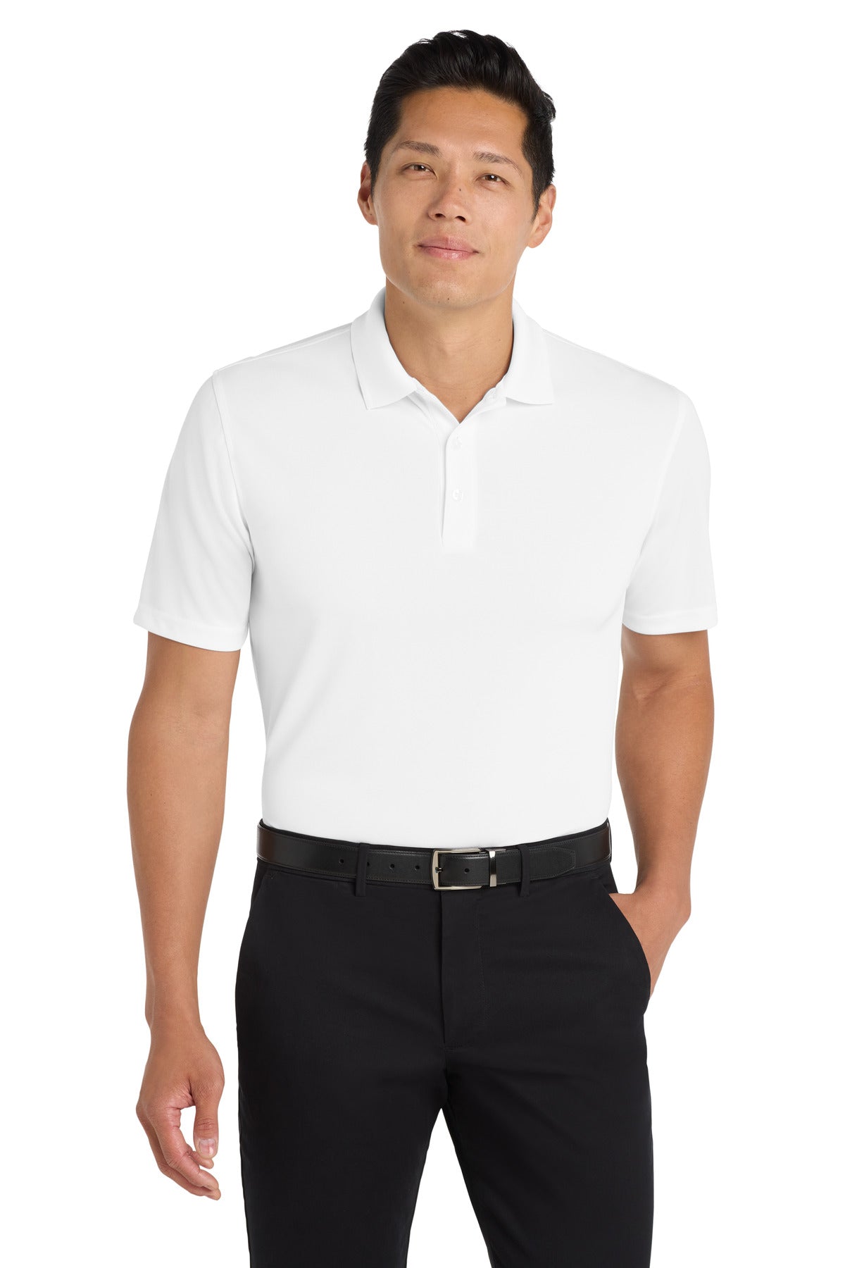 Moeller Aerospace Apparel · Port Authority Dry Zone UV Micro-Mesh Polo — white