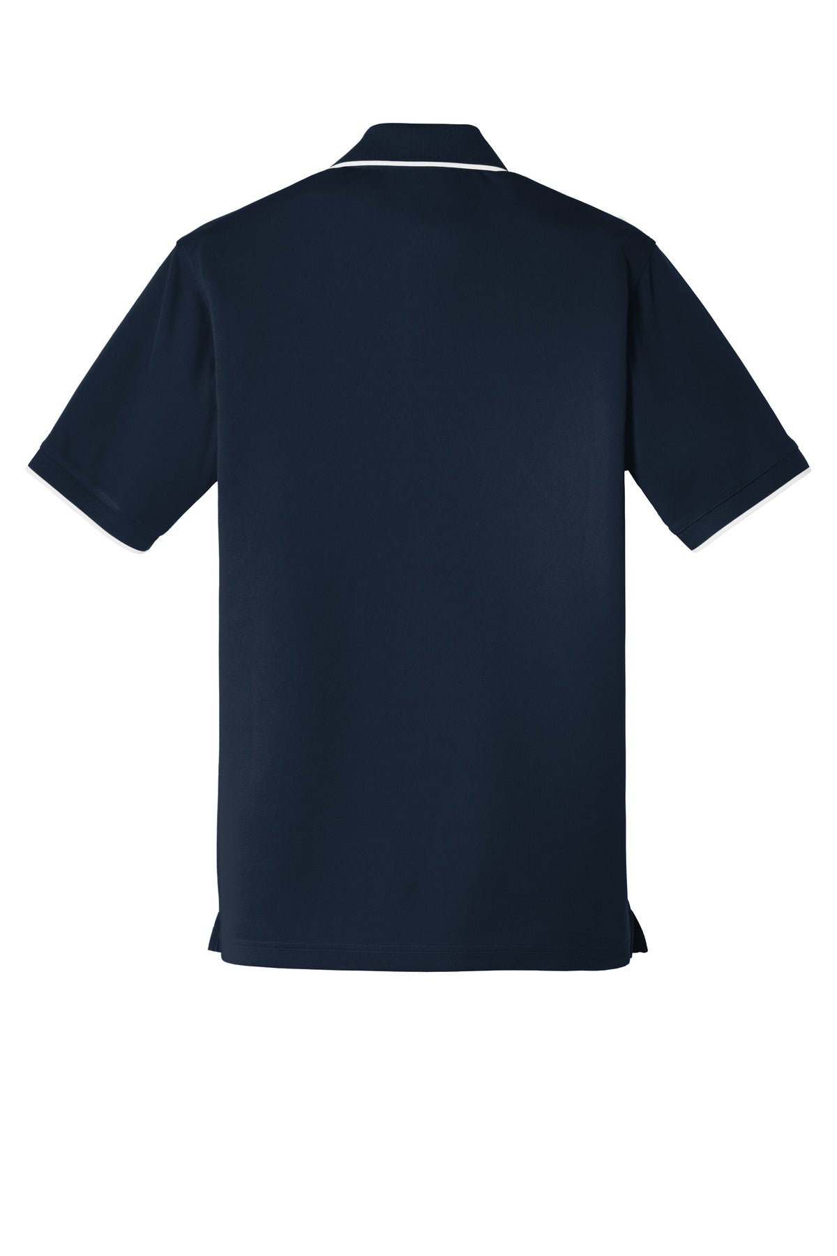 Port Authority Dry Zone UV Micro-Mesh Tipped Polo - River Blue Navy/ White