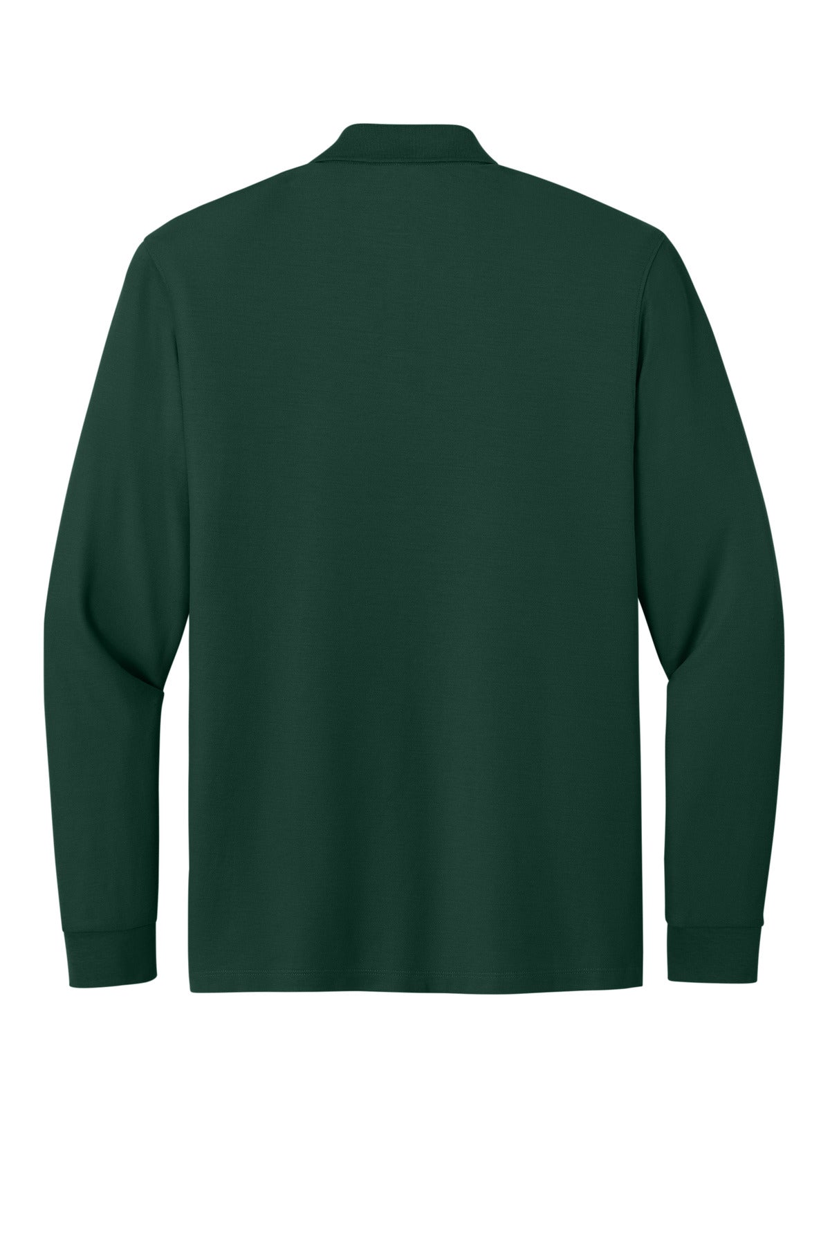 Port Authority Wearever Signature Pique Long Sleeve Polo - Dark Green