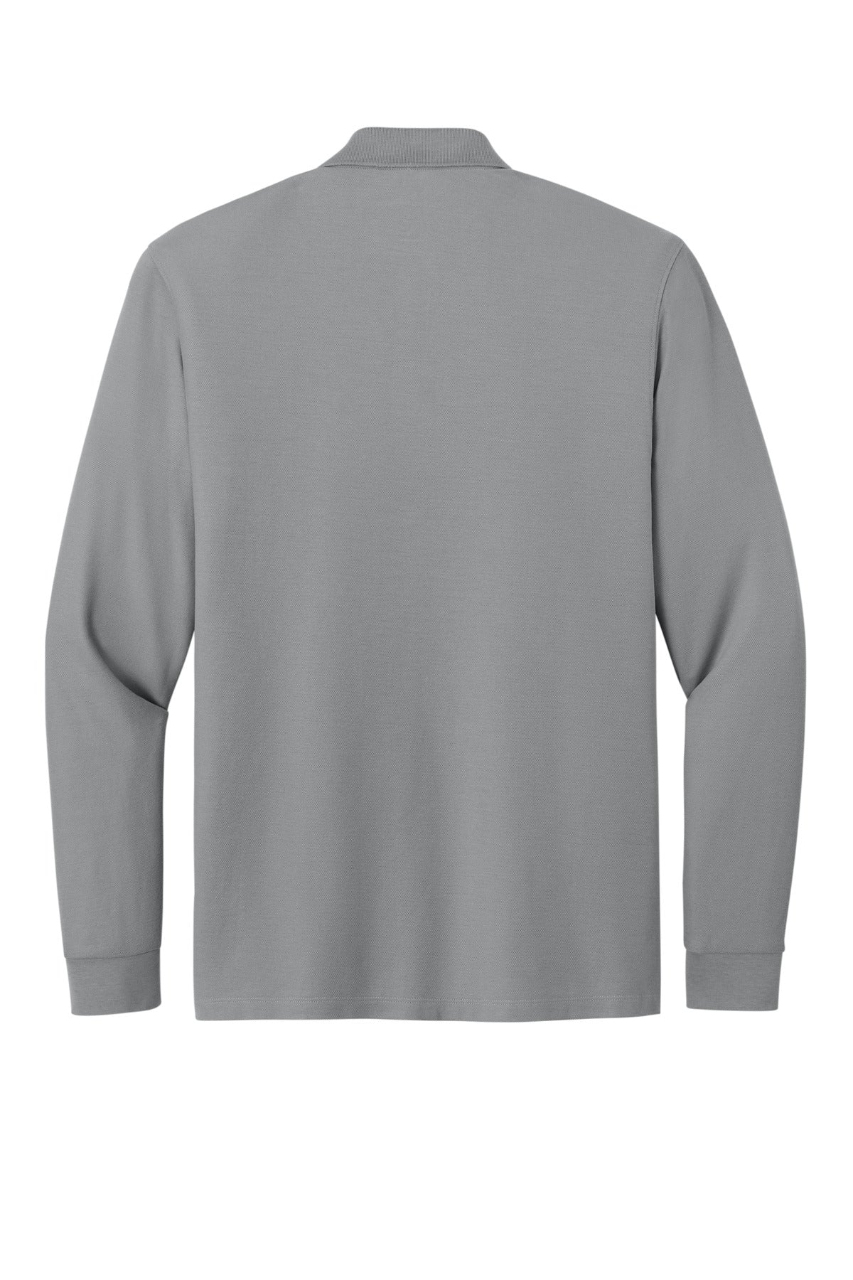 Port Authority Wearever Signature Pique Long Sleeve Polo - Gusty Grey