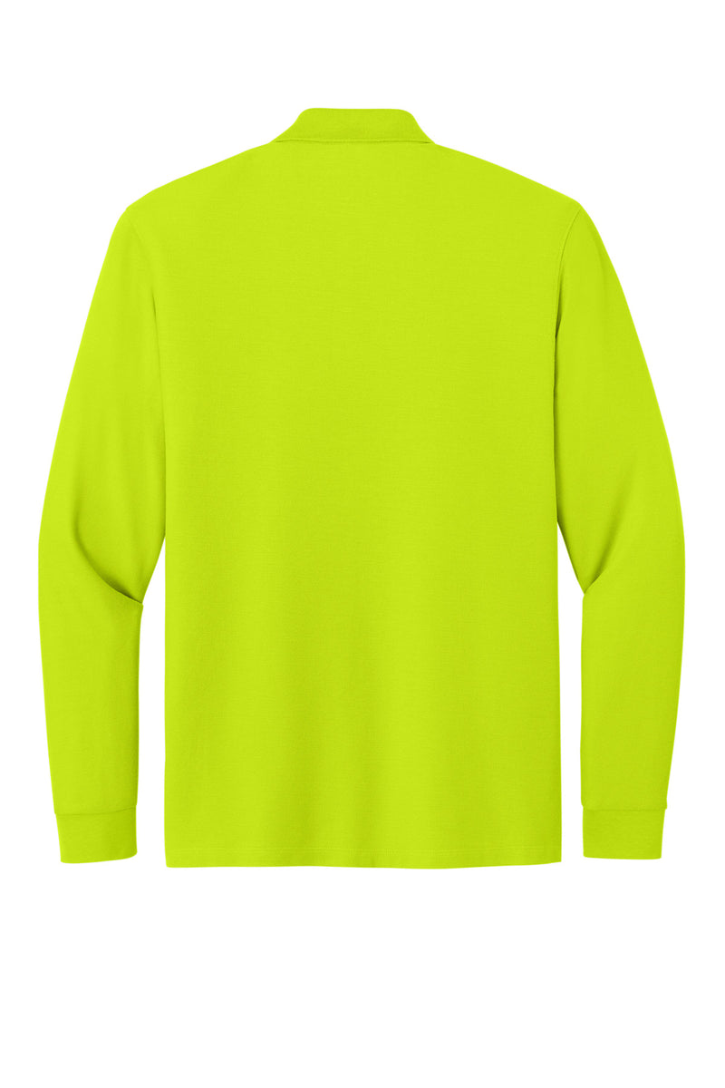 Port Authority Wearever Signature Pique Long Sleeve Polo - Neon Yellow