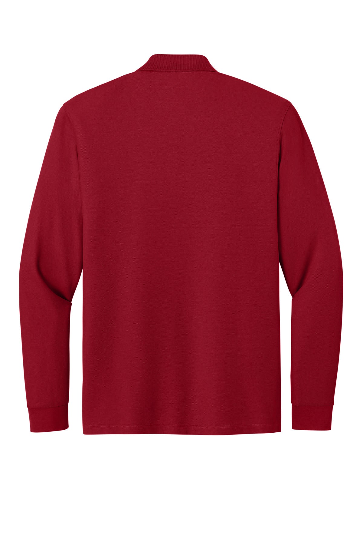 Port Authority Wearever Signature Pique Long Sleeve Polo - Rich Red