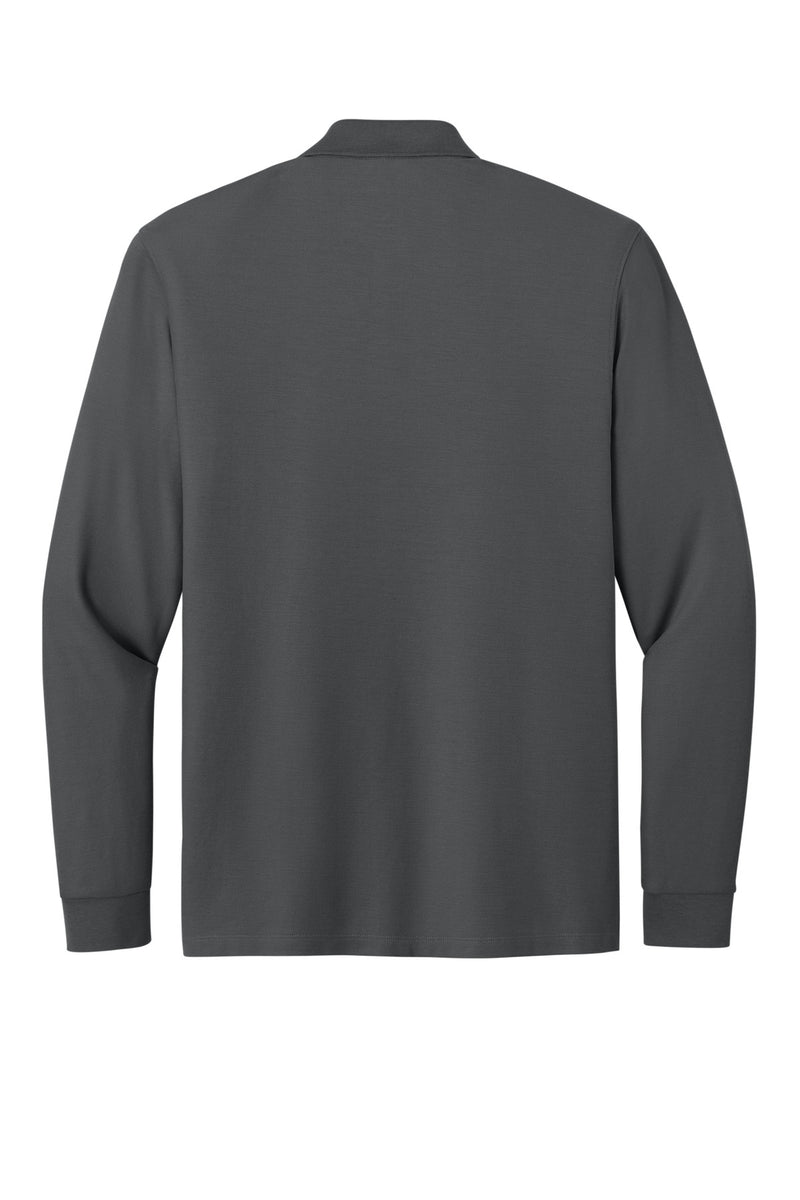 Port Authority Wearever Signature Pique Long Sleeve Polo - Storm Grey