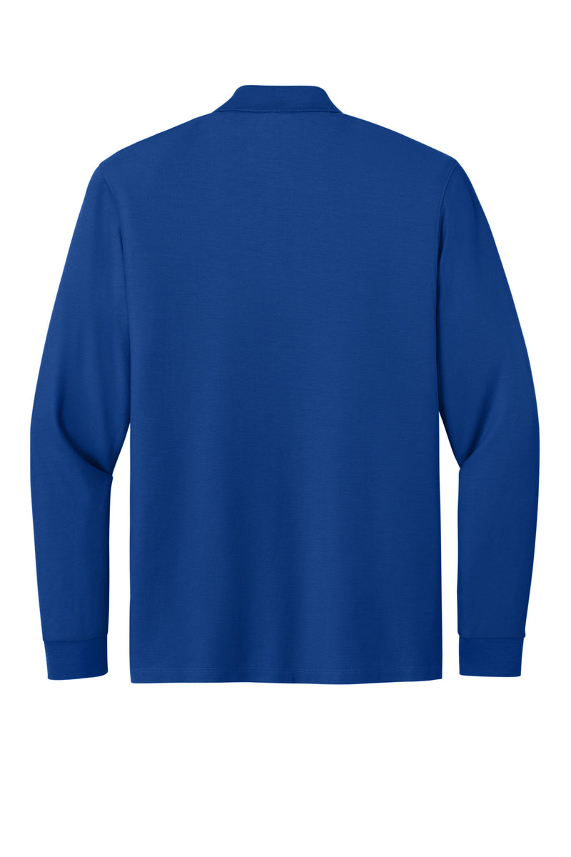 Port Authority Wearever Signature Pique Long Sleeve Polo - True Royal