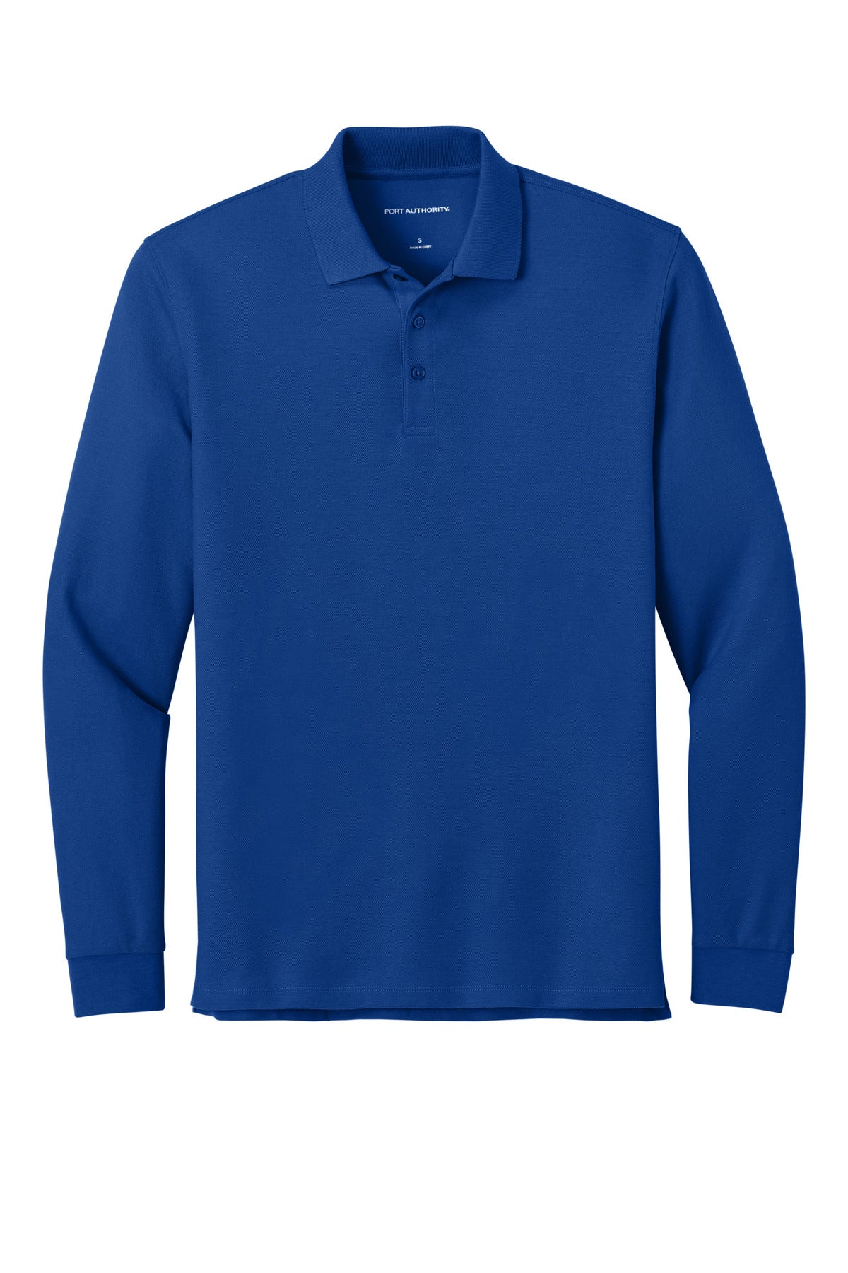 Port Authority Wearever Signature Pique Long Sleeve Polo - True Royal