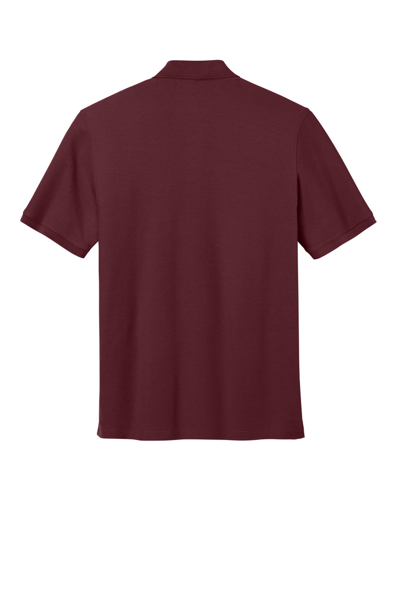Port Authority Wearever Signature Pique Pocket Polo - Burgundy