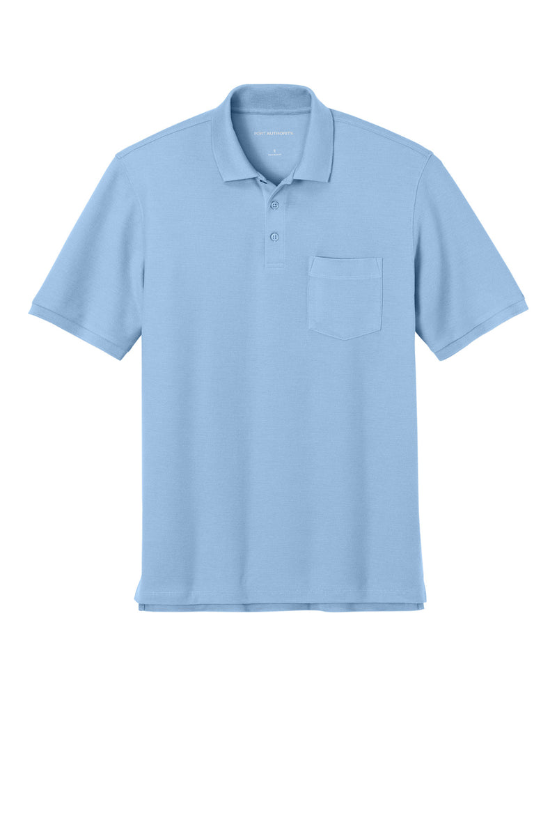 Port Authority Wearever Signature Pique Pocket Polo - Cloud Blue