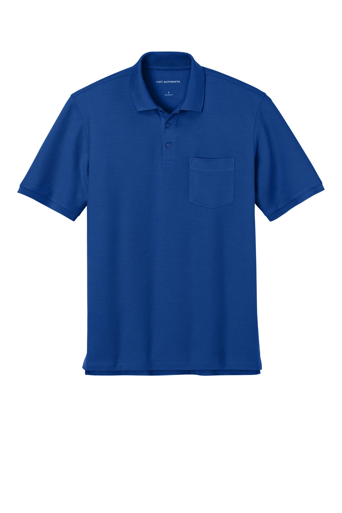 Port Authority Wearever Signature Pique Pocket Polo - True Royal
