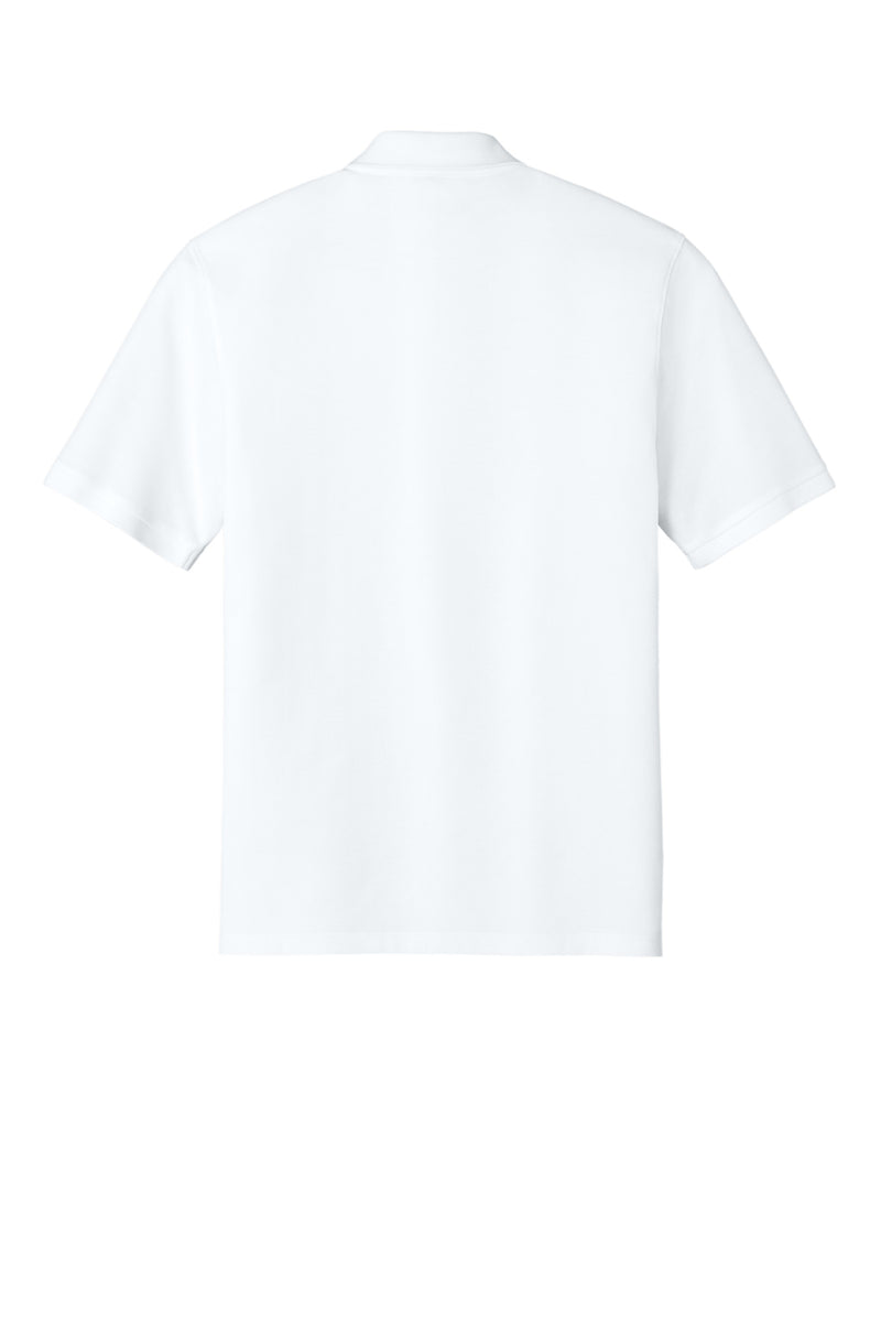 Port Authority Wearever Signature Pique Pocket Polo - White