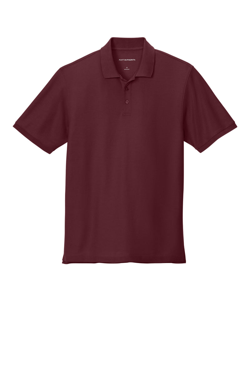 Port Authority Wearever Signature Pique Polo - Burgundy