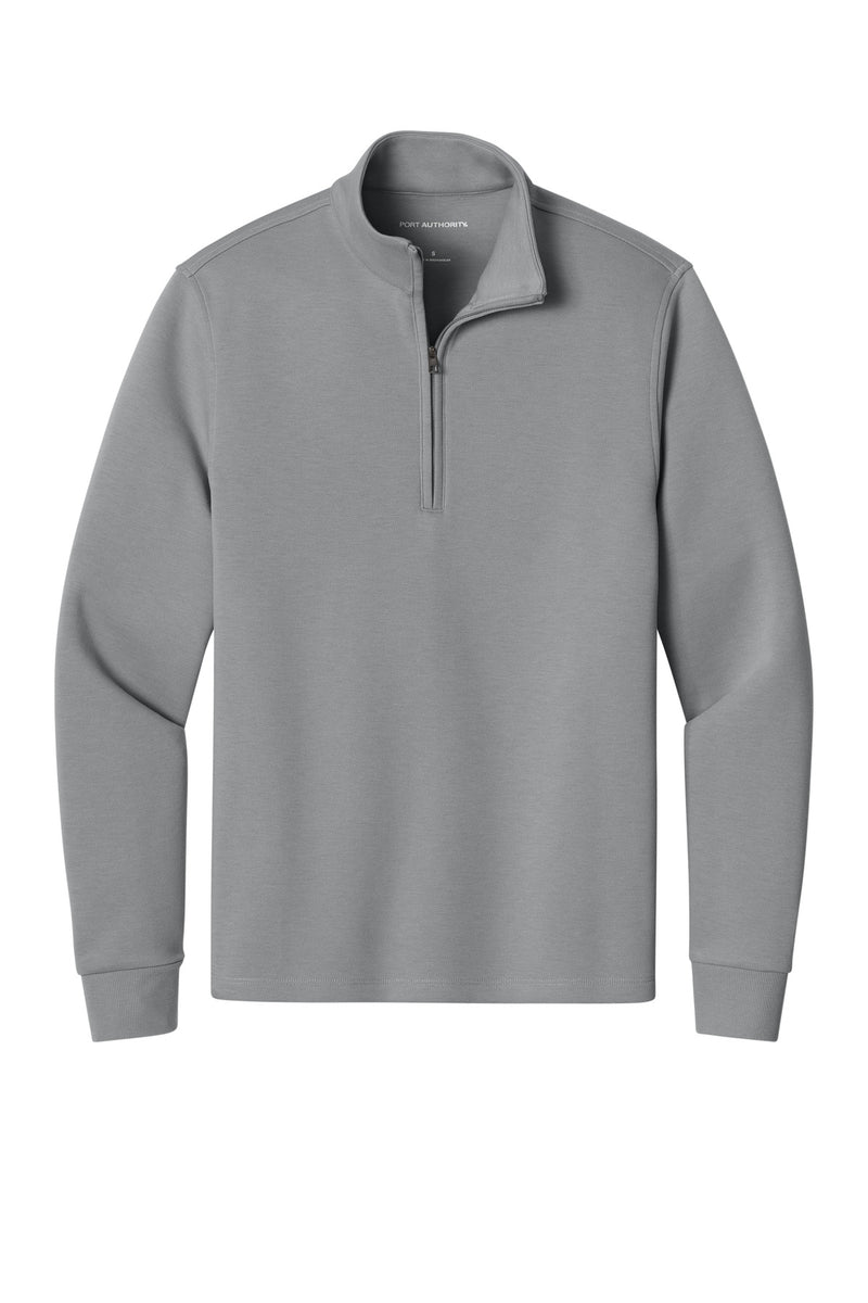Port Authority Wearever Signature Double Pique 1/4-Zip - Gusty Grey