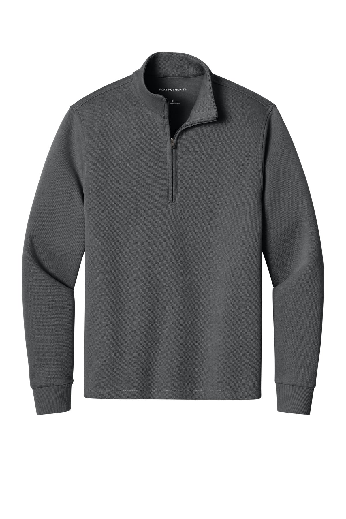 Port Authority Wearever Signature Double Pique 1/4-Zip - Storm Grey