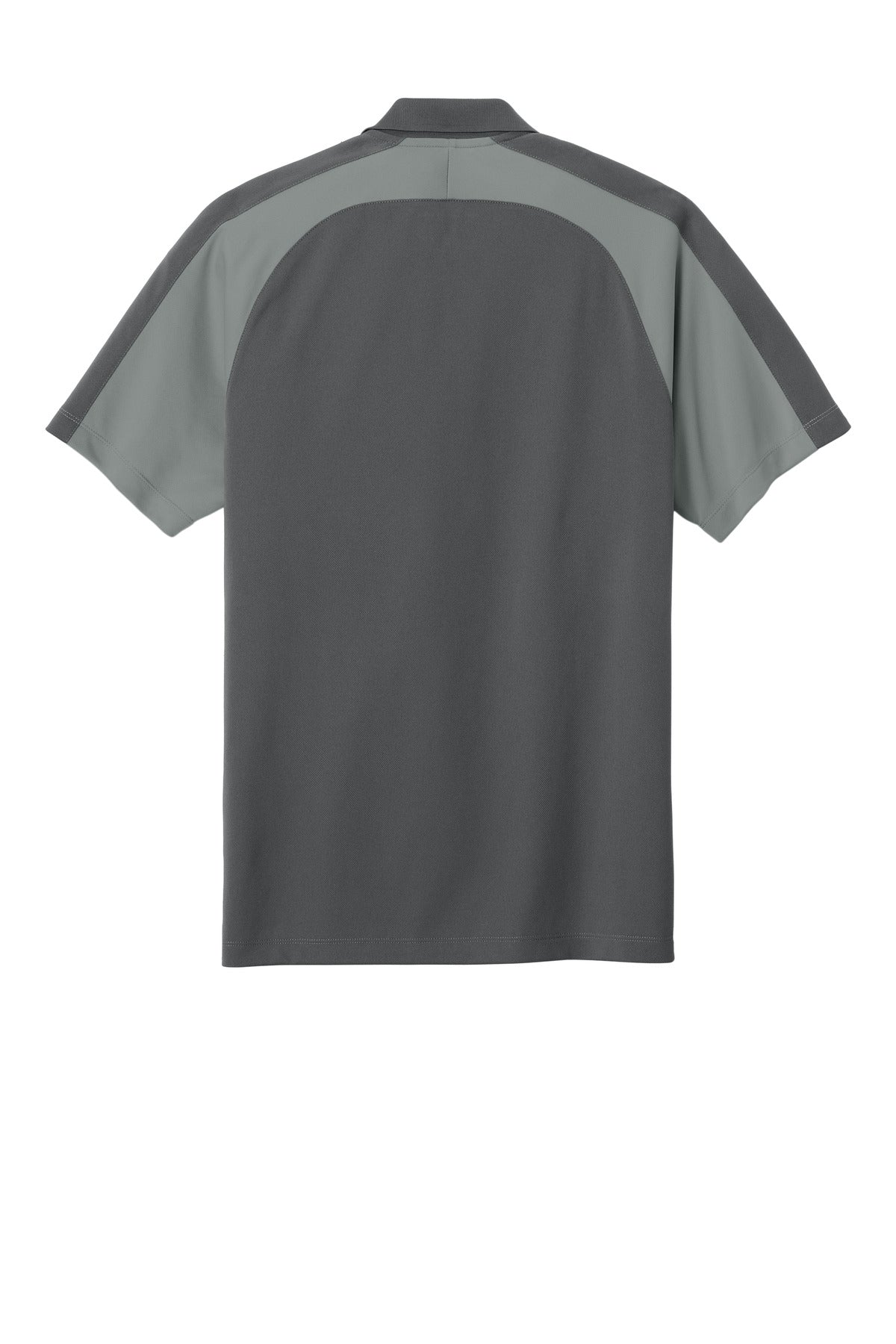 Port Authority Wearever Performance Pique Colorblock Polo - Storm Grey/ Gusty Grey
