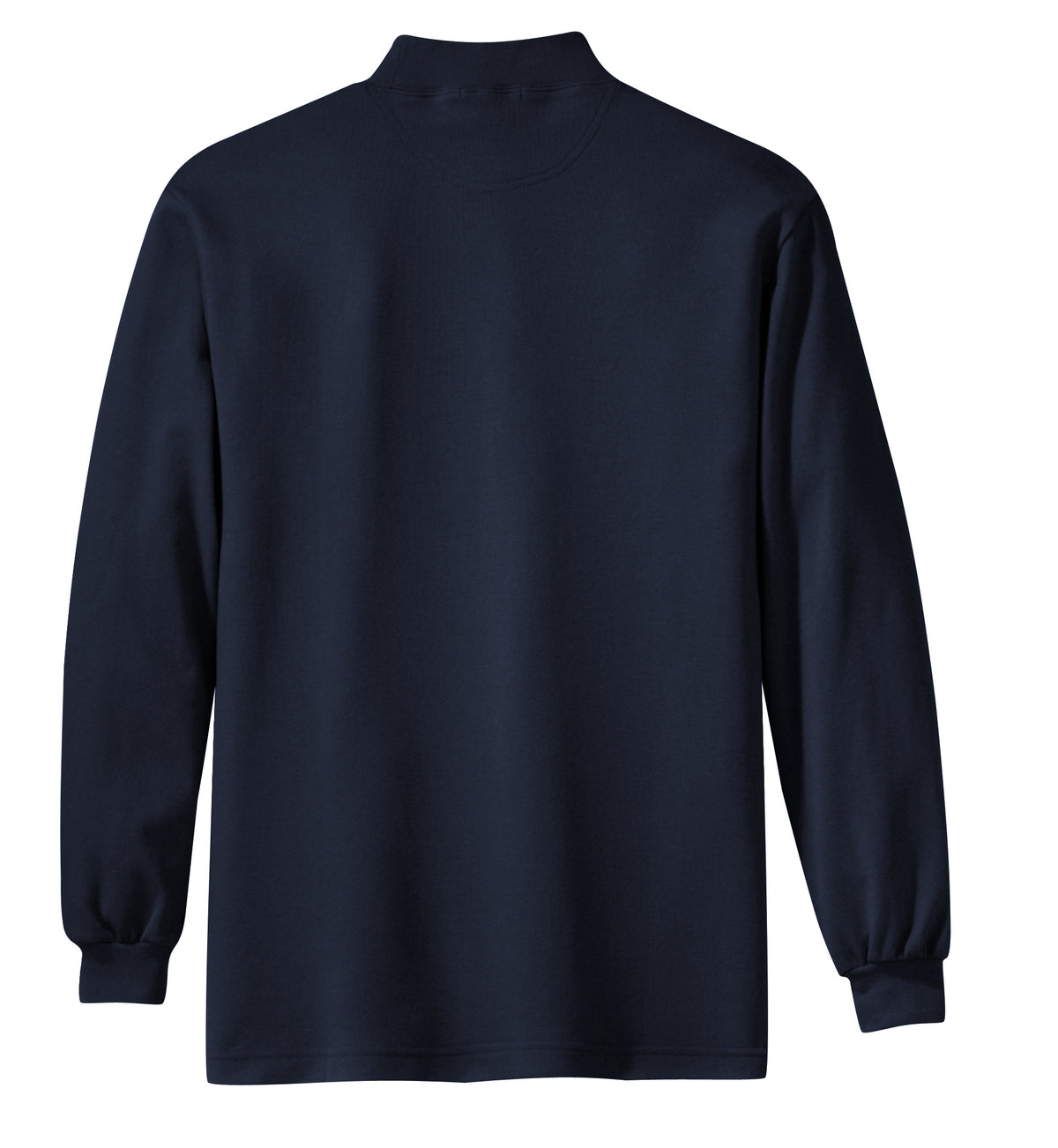 Port Authority Interlock Knit Mock Turtleneck - Navy
