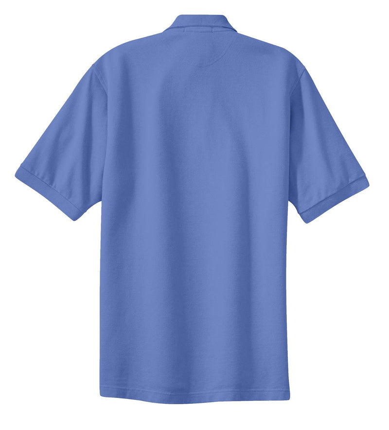 Port Authority Heavyweight Cotton Pique Polo - Blueberry