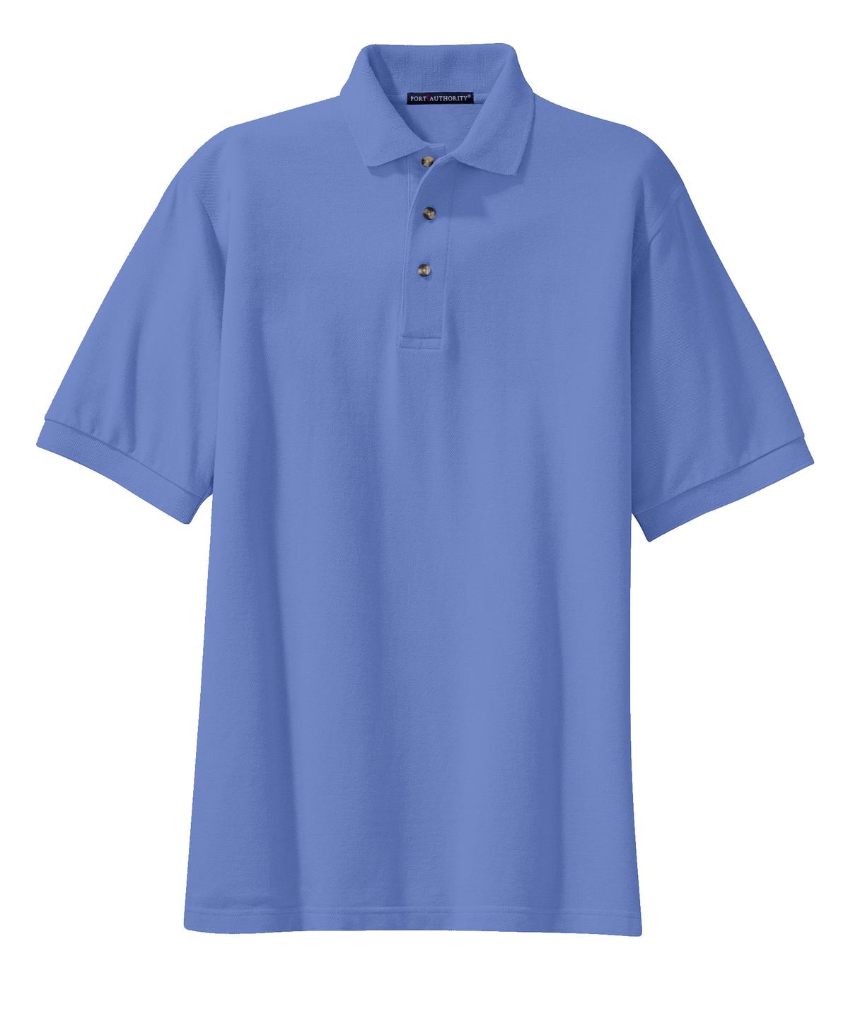 Port Authority Heavyweight Cotton Pique Polo - Blueberry