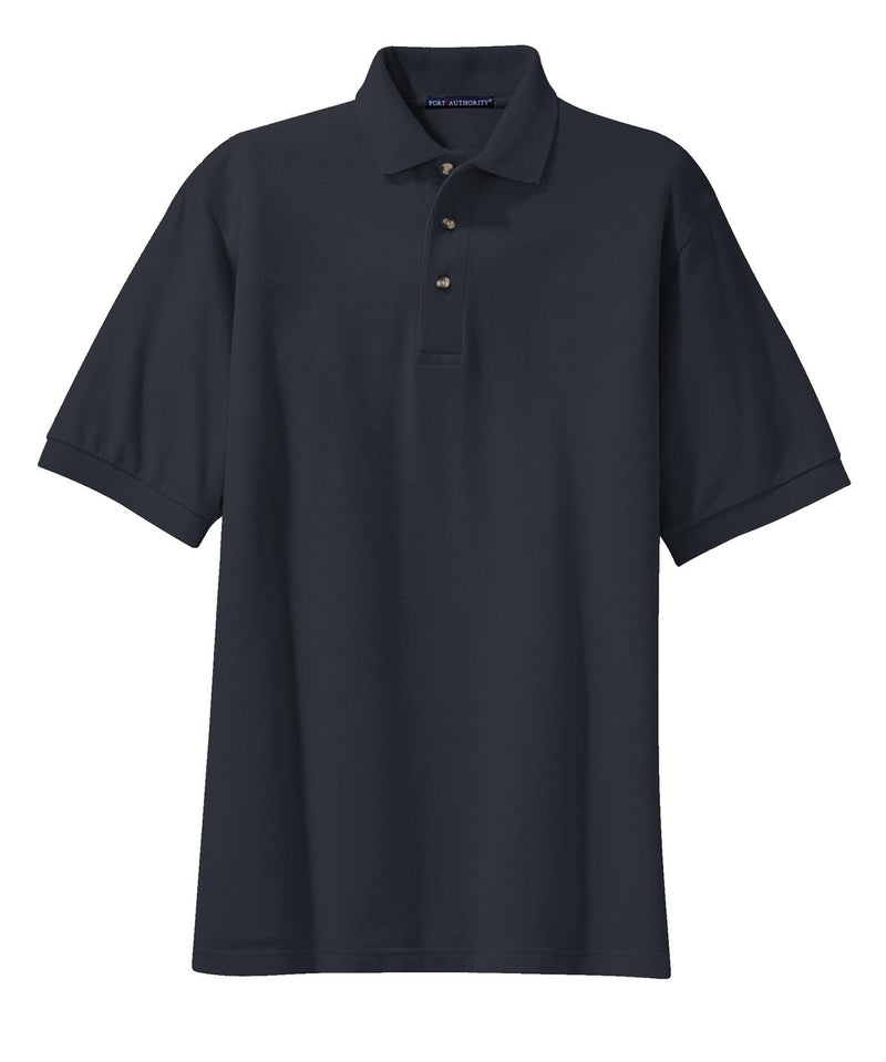 Port Authority Heavyweight Cotton Pique Polo - Classic Navy
