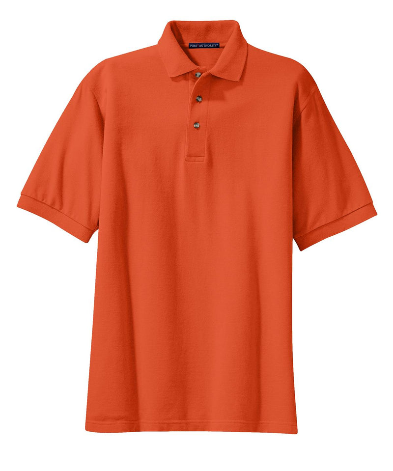 Port Authority Heavyweight Cotton Pique Polo - Orange
