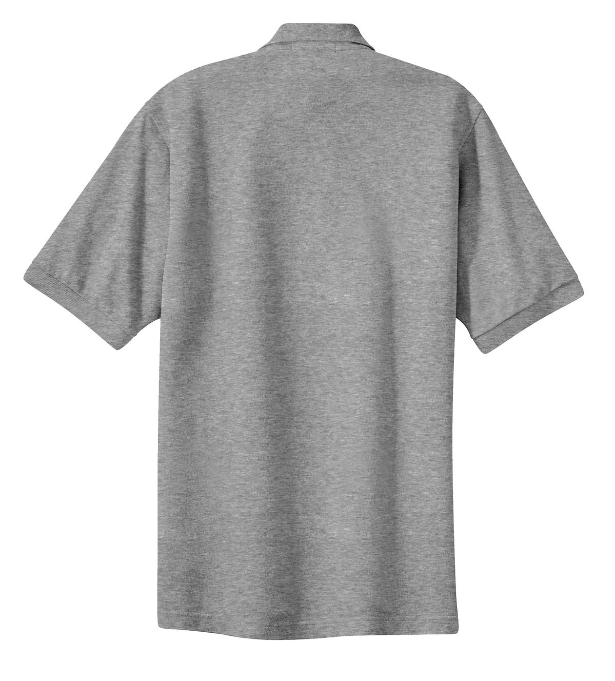 Port Authority Heavyweight Cotton Pique Polo - Oxford