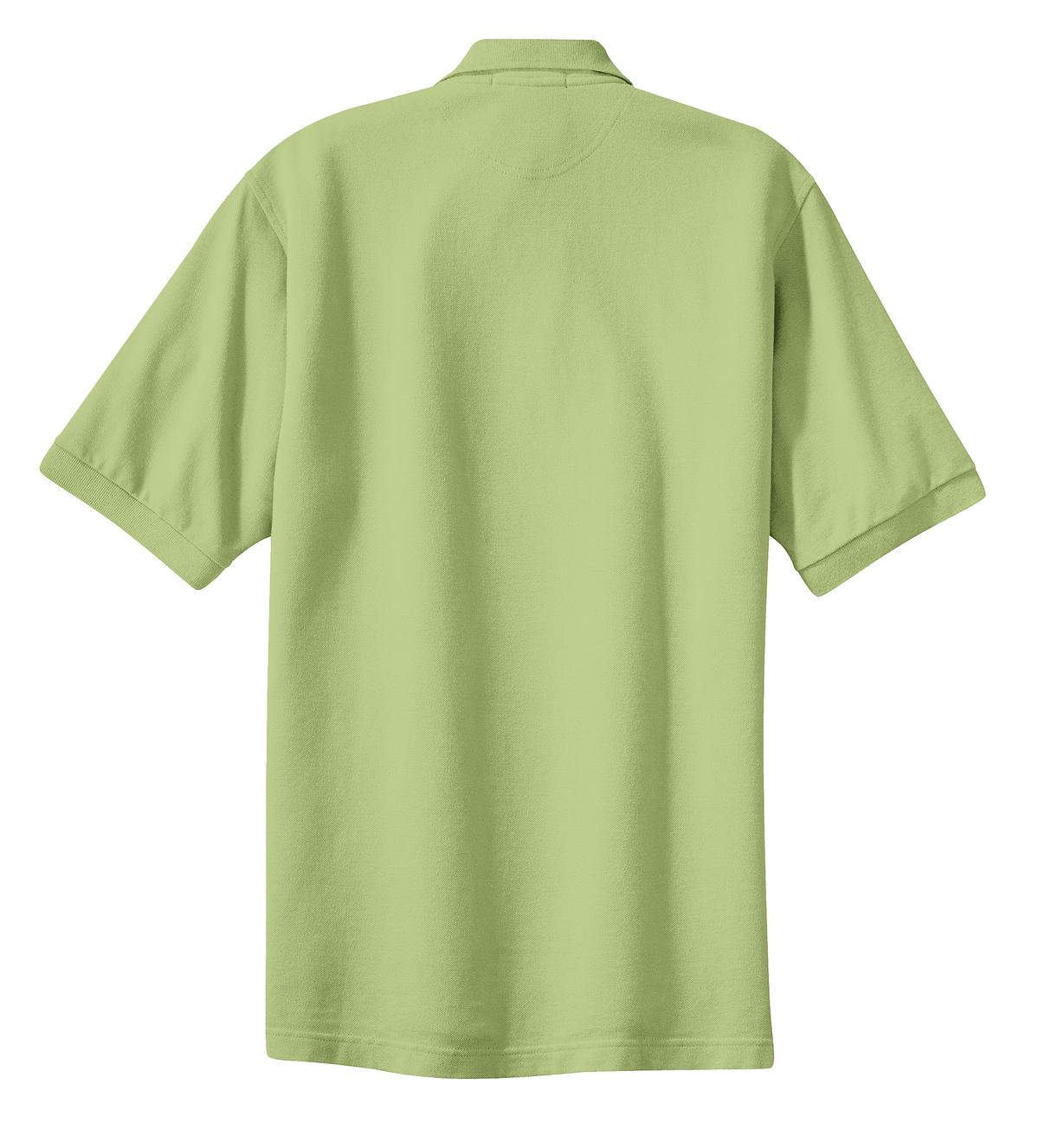 Port Authority Heavyweight Cotton Pique Polo - Pistachio