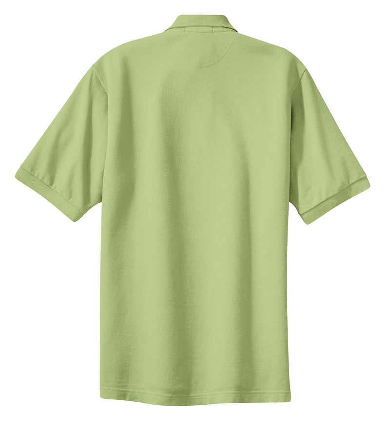 Port Authority Heavyweight Cotton Pique Polo - Pistachio