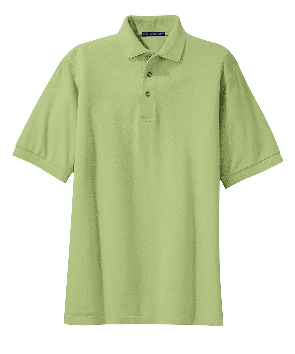 Port Authority Heavyweight Cotton Pique Polo - Pistachio