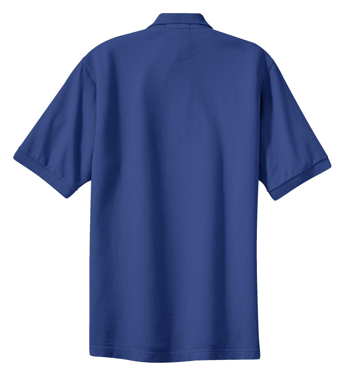 Port Authority Heavyweight Cotton Pique Polo - Royal