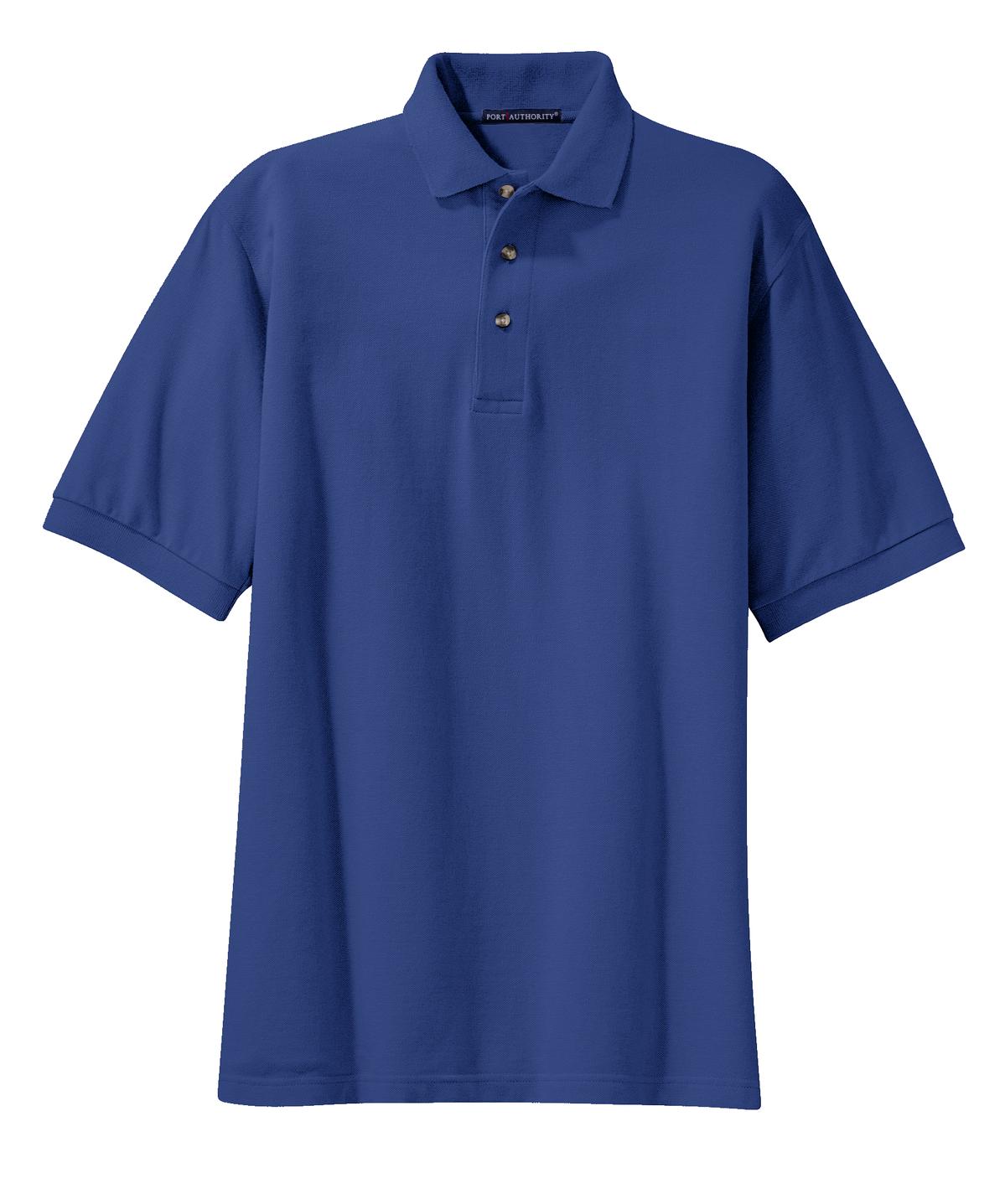 Port Authority Heavyweight Cotton Pique Polo - Royal