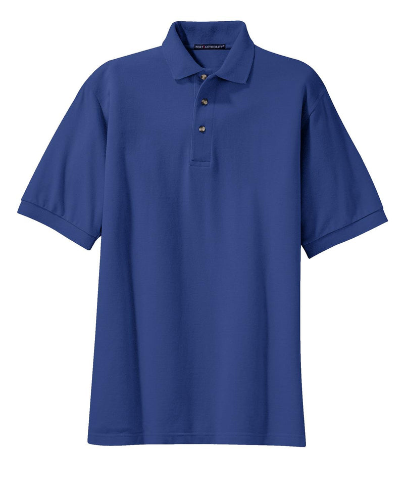 Port Authority Heavyweight Cotton Pique Polo - Royal