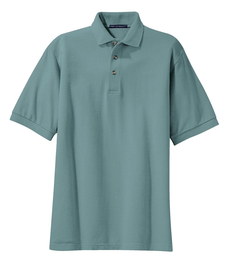 Port Authority Heavyweight Cotton Pique Polo - Seafoam