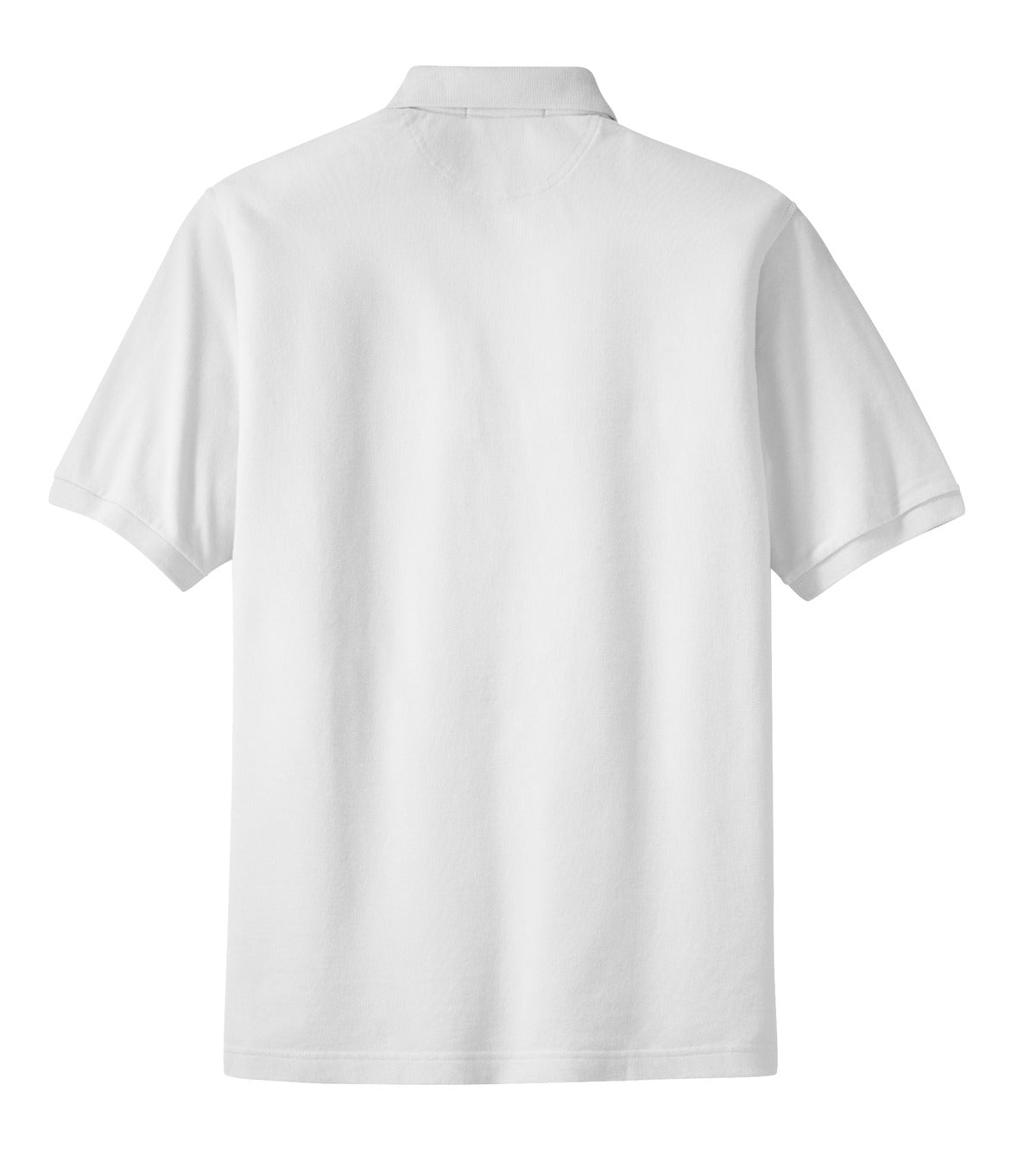 Port Authority Heavyweight Cotton Pique Polo - White