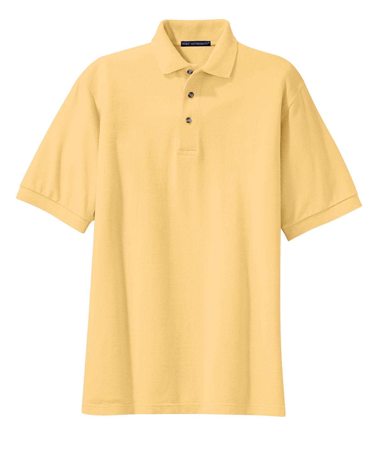 Port Authority Heavyweight Cotton Pique Polo - Yellow