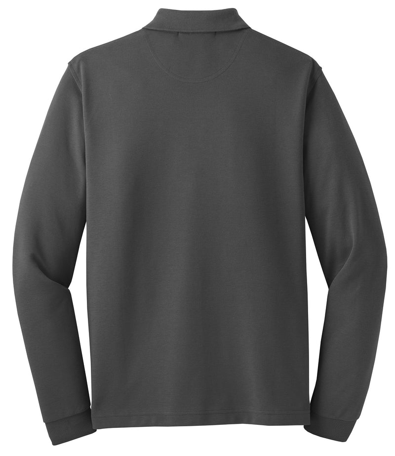 Port Authority Rapid Dry Long Sleeve Polo - Charcoal