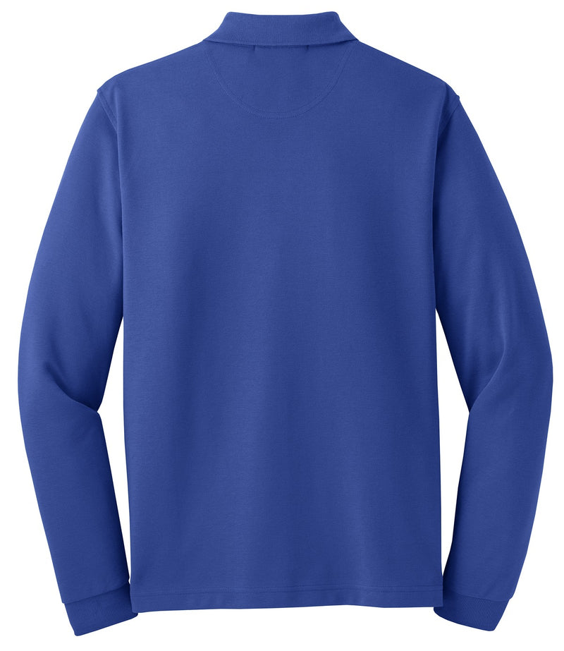 Port Authority Rapid Dry Long Sleeve Polo - Royal