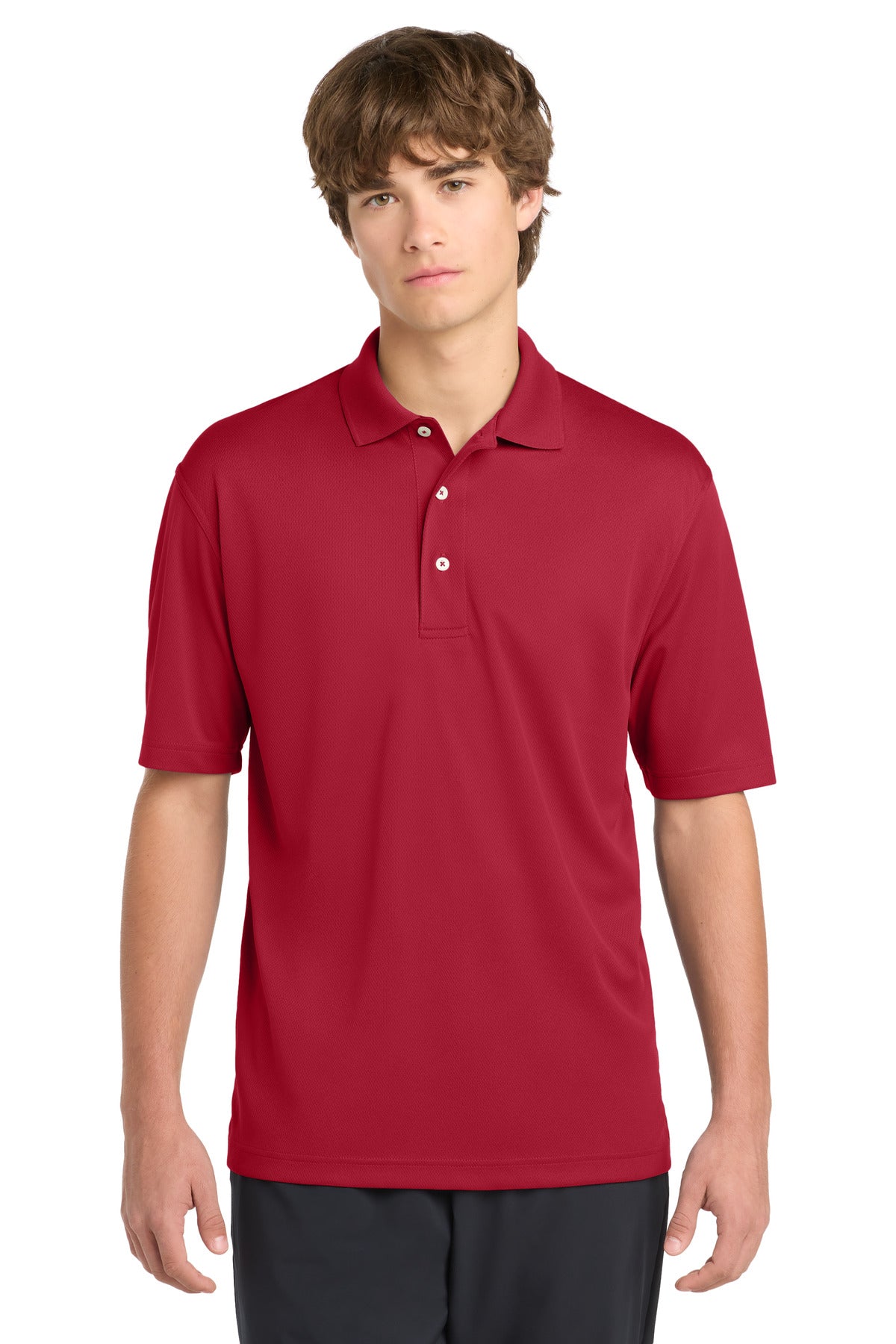 Sport-Tek Dri-Mesh Polo - Red