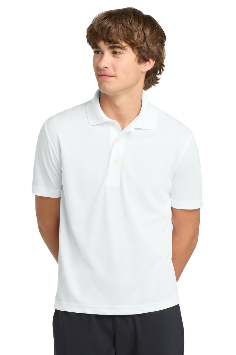 Sport-Tek Dri-Mesh Polo - White