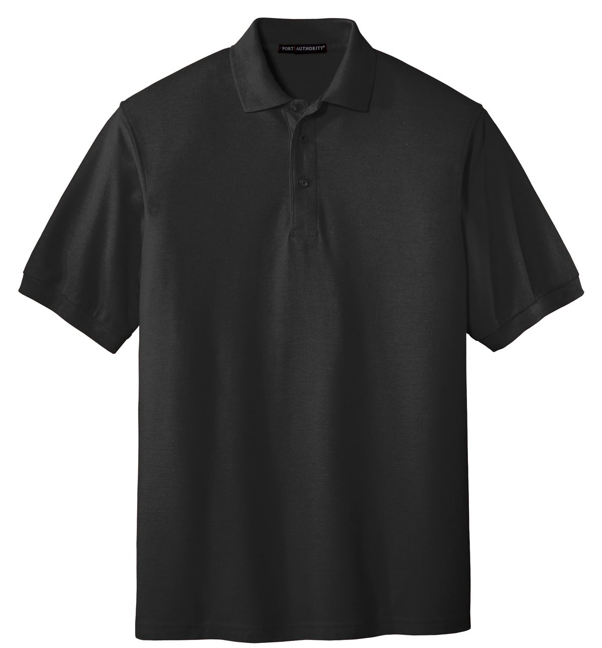 Port Authority Extended Size Silk Touch Polo - Black