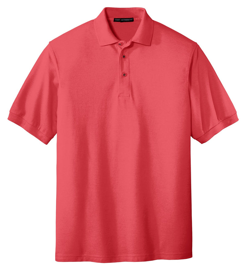 Port Authority Extended Size Silk Touch Polo - Hibiscus