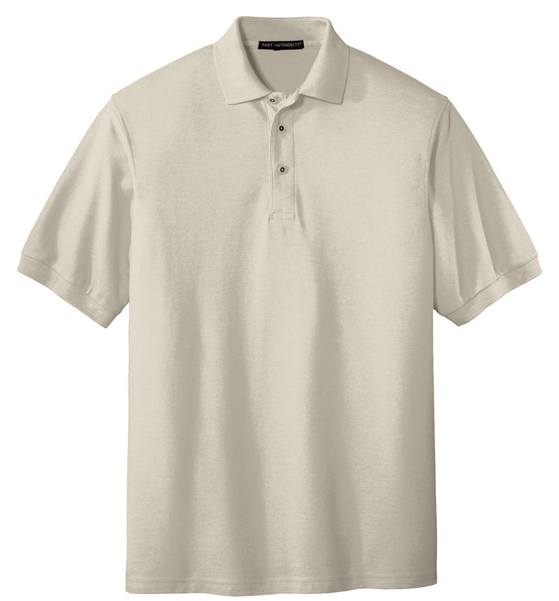 Port Authority Extended Size Silk Touch Polo - Light Stone