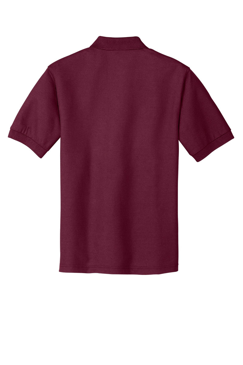 Port Authority Extended Size Silk Touch Polo - Maroon
