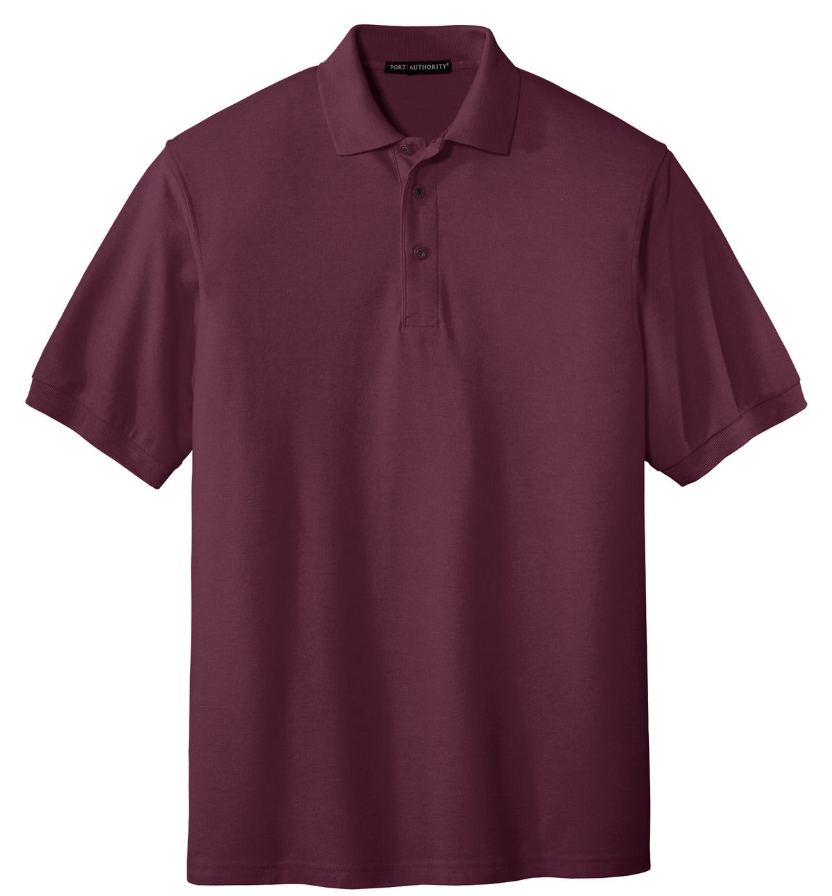 Port Authority Extended Size Silk Touch Polo - Maroon